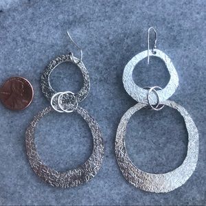 Silver Ring earrings